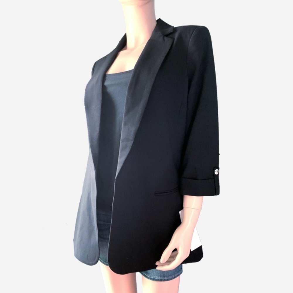 🌸New🌸 MEDIUM Calvin Klein Black Suit Jacket NWT - Picture 8 of 11